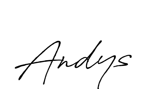 Design your own signature with our free online signature maker. With this signature software, you can create a handwritten (Antro_Vectra_Bolder) signature for name Andys. Andys signature style 7 images and pictures png