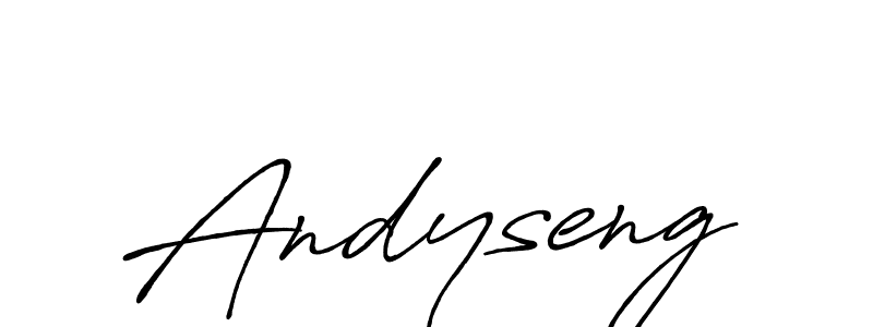 Andyseng stylish signature style. Best Handwritten Sign (Antro_Vectra_Bolder) for my name. Handwritten Signature Collection Ideas for my name Andyseng. Andyseng signature style 7 images and pictures png