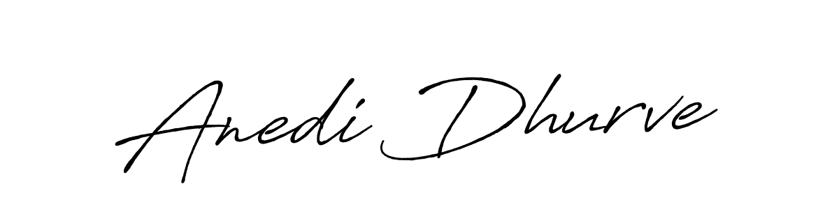 You can use this online signature creator to create a handwritten signature for the name Anedi Dhurve. This is the best online autograph maker. Anedi Dhurve signature style 7 images and pictures png
