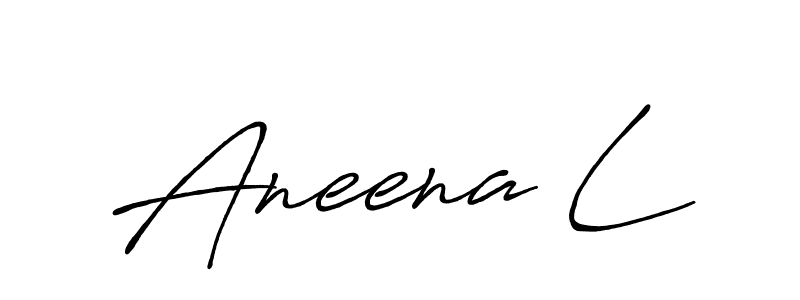 Also You can easily find your signature by using the search form. We will create Aneena L name handwritten signature images for you free of cost using Antro_Vectra_Bolder sign style. Aneena L signature style 7 images and pictures png