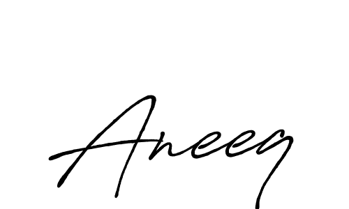 Similarly Antro_Vectra_Bolder is the best handwritten signature design. Signature creator online .You can use it as an online autograph creator for name Aneeq. Aneeq signature style 7 images and pictures png