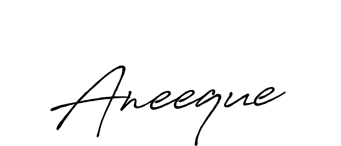 See photos of Aneeque official signature by Spectra . Check more albums & portfolios. Read reviews & check more about Antro_Vectra_Bolder font. Aneeque signature style 7 images and pictures png