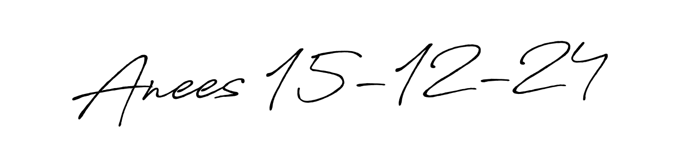 How to make Anees 15-12-24 signature? Antro_Vectra_Bolder is a professional autograph style. Create handwritten signature for Anees 15-12-24 name. Anees 15-12-24 signature style 7 images and pictures png