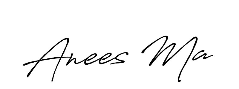 You can use this online signature creator to create a handwritten signature for the name Anees Ma. This is the best online autograph maker. Anees Ma signature style 7 images and pictures png