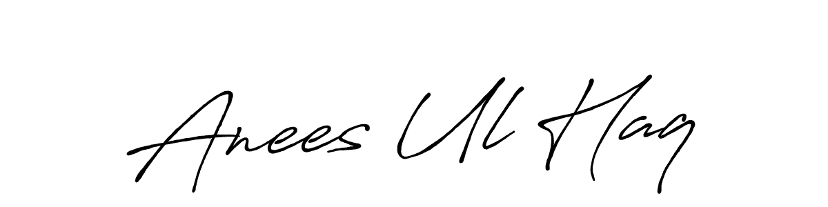 Also You can easily find your signature by using the search form. We will create Anees Ul Haq name handwritten signature images for you free of cost using Antro_Vectra_Bolder sign style. Anees Ul Haq signature style 7 images and pictures png