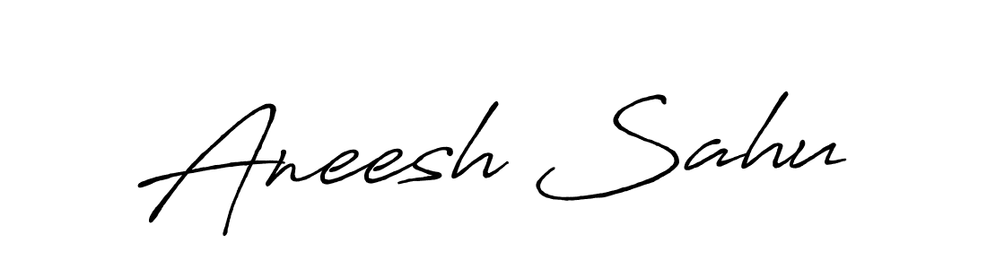 if you are searching for the best signature style for your name Aneesh Sahu. so please give up your signature search. here we have designed multiple signature styles  using Antro_Vectra_Bolder. Aneesh Sahu signature style 7 images and pictures png