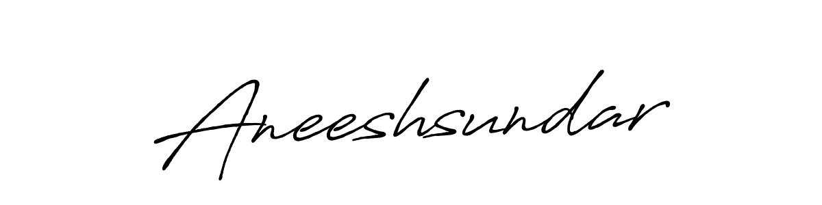 It looks lik you need a new signature style for name Aneeshsundar. Design unique handwritten (Antro_Vectra_Bolder) signature with our free signature maker in just a few clicks. Aneeshsundar signature style 7 images and pictures png