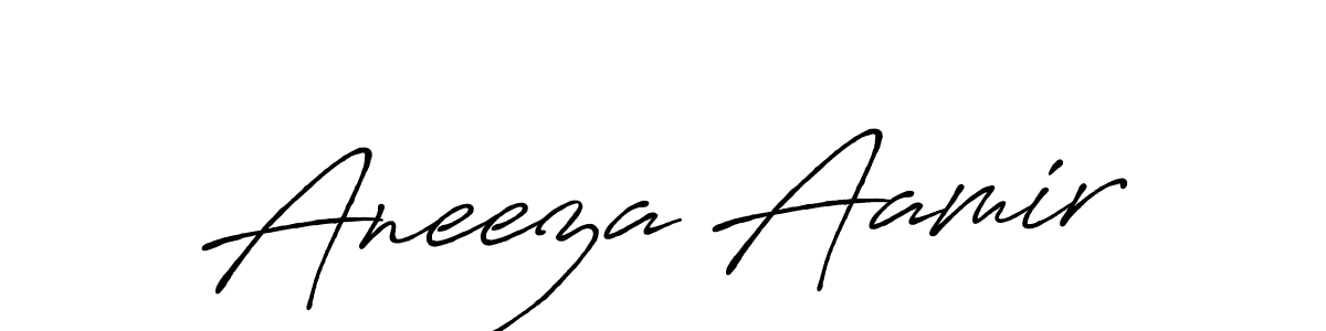 Here are the top 10 professional signature styles for the name Aneeza Aamir. These are the best autograph styles you can use for your name. Aneeza Aamir signature style 7 images and pictures png