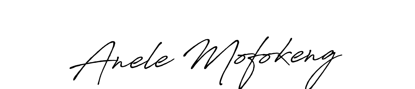 It looks lik you need a new signature style for name Anele Mofokeng. Design unique handwritten (Antro_Vectra_Bolder) signature with our free signature maker in just a few clicks. Anele Mofokeng signature style 7 images and pictures png