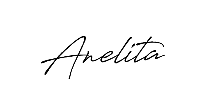 Best and Professional Signature Style for Anelita. Antro_Vectra_Bolder Best Signature Style Collection. Anelita signature style 7 images and pictures png