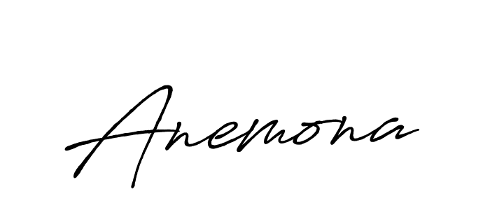 Anemona stylish signature style. Best Handwritten Sign (Antro_Vectra_Bolder) for my name. Handwritten Signature Collection Ideas for my name Anemona. Anemona signature style 7 images and pictures png