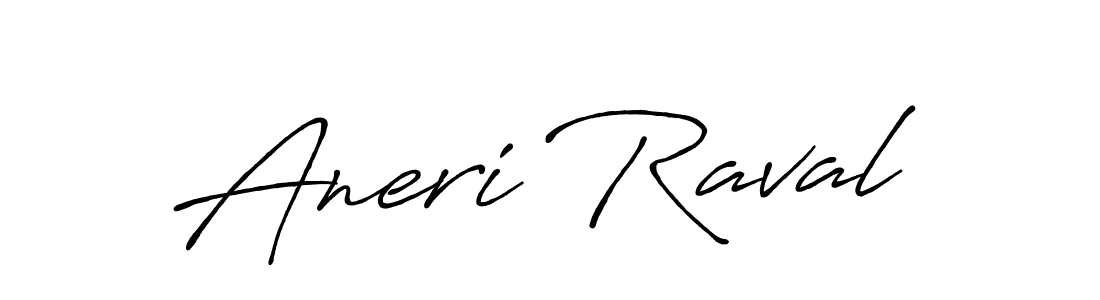 Use a signature maker to create a handwritten signature online. With this signature software, you can design (Antro_Vectra_Bolder) your own signature for name Aneri Raval. Aneri Raval signature style 7 images and pictures png