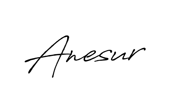 This is the best signature style for the Anesur name. Also you like these signature font (Antro_Vectra_Bolder). Mix name signature. Anesur signature style 7 images and pictures png