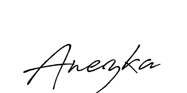 Also You can easily find your signature by using the search form. We will create Anezka name handwritten signature images for you free of cost using Antro_Vectra_Bolder sign style. Anezka signature style 7 images and pictures png