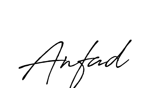 Also we have Anfad name is the best signature style. Create professional handwritten signature collection using Antro_Vectra_Bolder autograph style. Anfad signature style 7 images and pictures png