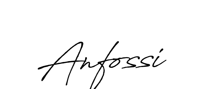 Use a signature maker to create a handwritten signature online. With this signature software, you can design (Antro_Vectra_Bolder) your own signature for name Anfossi. Anfossi signature style 7 images and pictures png