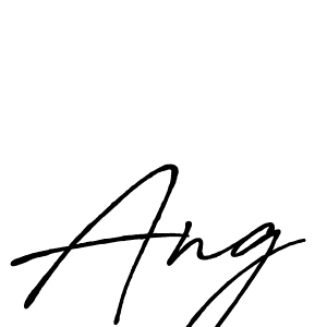 Also we have Ang name is the best signature style. Create professional handwritten signature collection using Antro_Vectra_Bolder autograph style. Ang signature style 7 images and pictures png