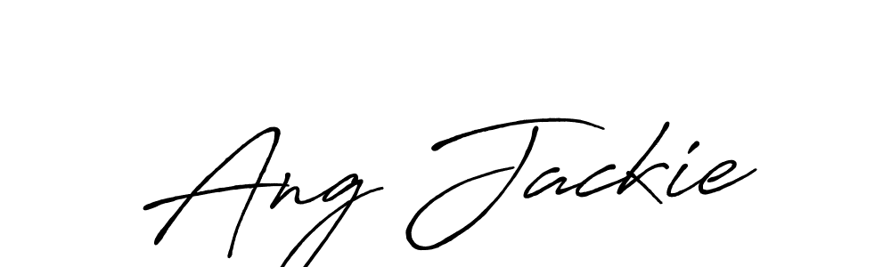 Make a beautiful signature design for name Ang Jackie. Use this online signature maker to create a handwritten signature for free. Ang Jackie signature style 7 images and pictures png