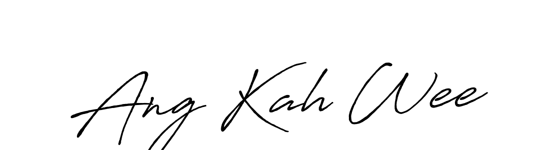 Best and Professional Signature Style for Ang Kah Wee. Antro_Vectra_Bolder Best Signature Style Collection. Ang Kah Wee signature style 7 images and pictures png