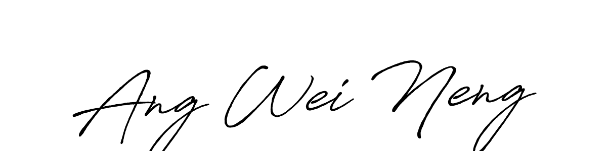 Here are the top 10 professional signature styles for the name Ang Wei Neng. These are the best autograph styles you can use for your name. Ang Wei Neng signature style 7 images and pictures png
