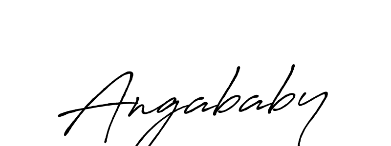 How to Draw Angababy signature style? Antro_Vectra_Bolder is a latest design signature styles for name Angababy. Angababy signature style 7 images and pictures png