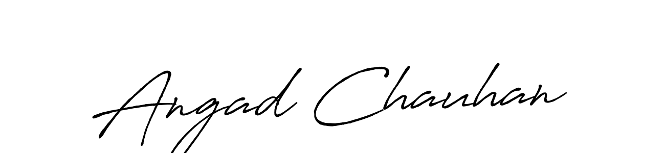 Make a beautiful signature design for name Angad Chauhan. Use this online signature maker to create a handwritten signature for free. Angad Chauhan signature style 7 images and pictures png