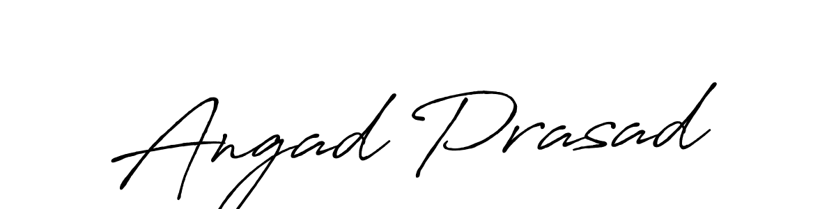 How to make Angad Prasad signature? Antro_Vectra_Bolder is a professional autograph style. Create handwritten signature for Angad Prasad name. Angad Prasad signature style 7 images and pictures png