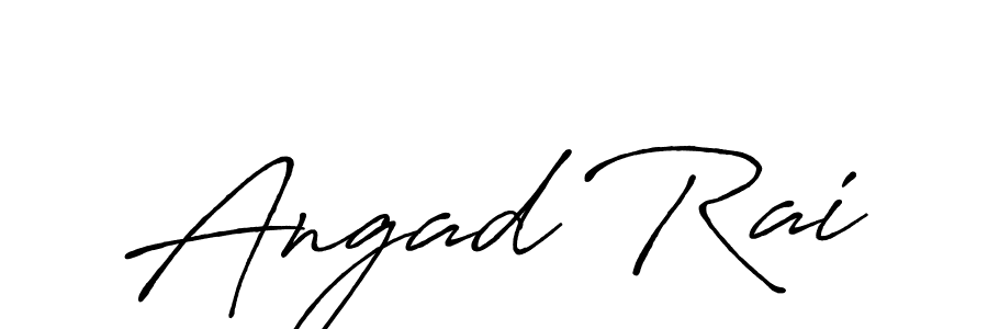 Make a beautiful signature design for name Angad Rai. Use this online signature maker to create a handwritten signature for free. Angad Rai signature style 7 images and pictures png
