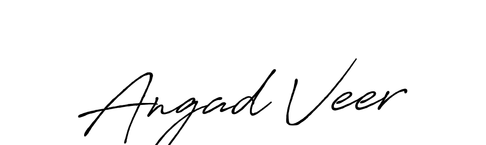 Similarly Antro_Vectra_Bolder is the best handwritten signature design. Signature creator online .You can use it as an online autograph creator for name Angad Veer. Angad Veer signature style 7 images and pictures png