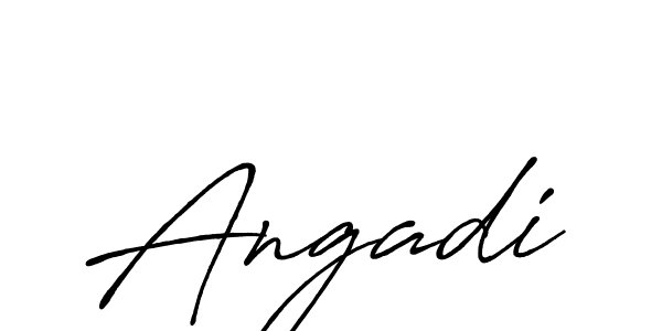 How to make Angadi name signature. Use Antro_Vectra_Bolder style for creating short signs online. This is the latest handwritten sign. Angadi signature style 7 images and pictures png