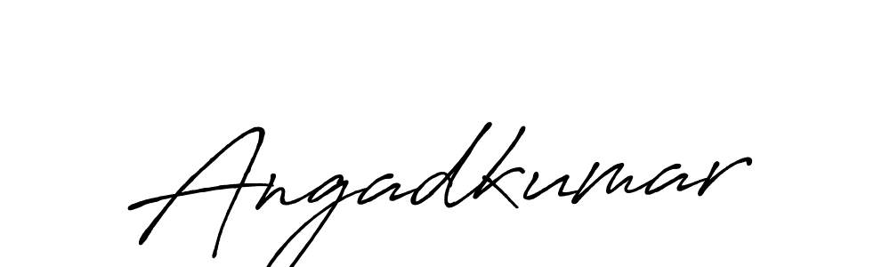 Once you've used our free online signature maker to create your best signature Antro_Vectra_Bolder style, it's time to enjoy all of the benefits that Angadkumar name signing documents. Angadkumar signature style 7 images and pictures png