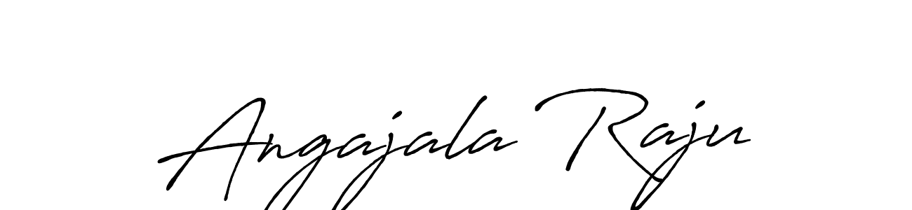 It looks lik you need a new signature style for name Angajala Raju. Design unique handwritten (Antro_Vectra_Bolder) signature with our free signature maker in just a few clicks. Angajala Raju signature style 7 images and pictures png