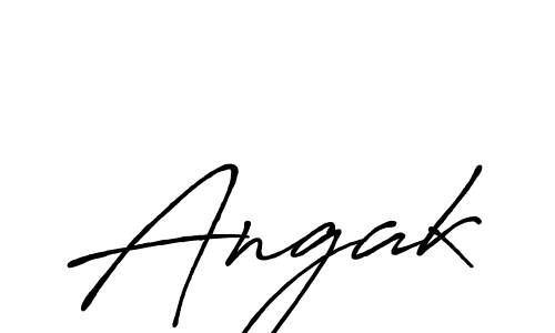 Make a beautiful signature design for name Angak. Use this online signature maker to create a handwritten signature for free. Angak signature style 7 images and pictures png