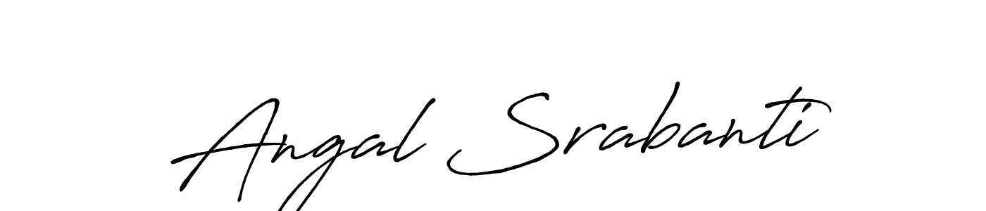 Make a beautiful signature design for name Angal Srabanti. Use this online signature maker to create a handwritten signature for free. Angal Srabanti signature style 7 images and pictures png