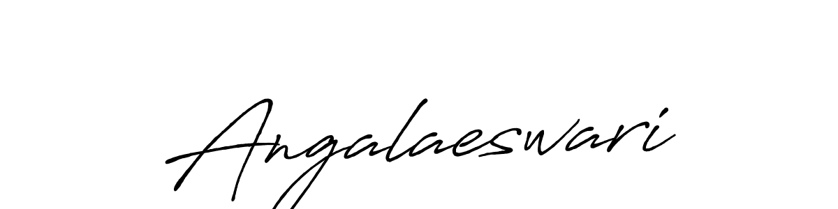 Use a signature maker to create a handwritten signature online. With this signature software, you can design (Antro_Vectra_Bolder) your own signature for name Angalaeswari. Angalaeswari signature style 7 images and pictures png