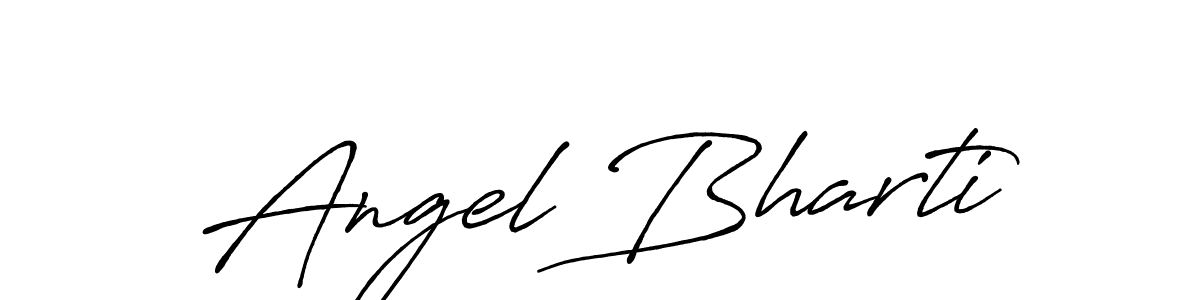 How to make Angel Bharti signature? Antro_Vectra_Bolder is a professional autograph style. Create handwritten signature for Angel Bharti name. Angel Bharti signature style 7 images and pictures png