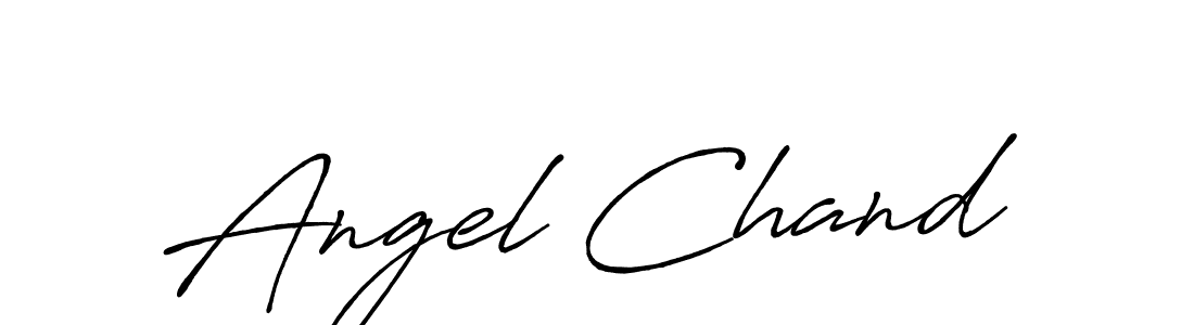 How to make Angel Chand name signature. Use Antro_Vectra_Bolder style for creating short signs online. This is the latest handwritten sign. Angel Chand signature style 7 images and pictures png