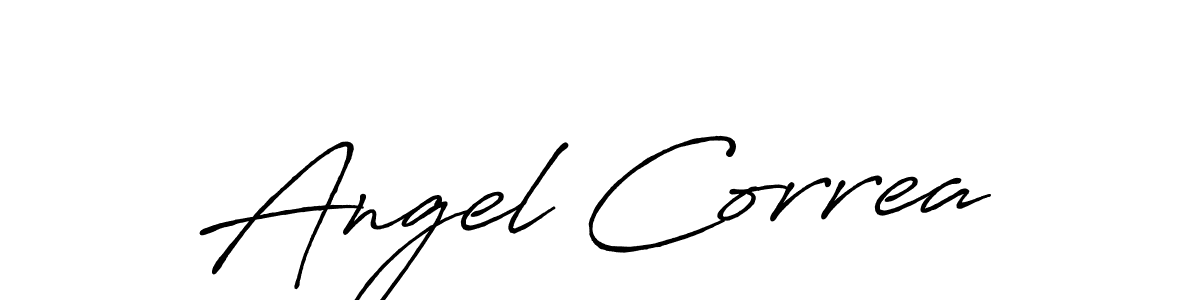 Create a beautiful signature design for name Angel Correa. With this signature (Antro_Vectra_Bolder) fonts, you can make a handwritten signature for free. Angel Correa signature style 7 images and pictures png