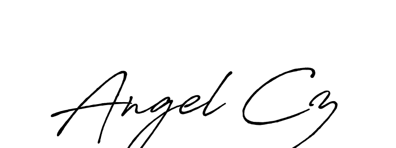 Once you've used our free online signature maker to create your best signature Antro_Vectra_Bolder style, it's time to enjoy all of the benefits that Angel Cz name signing documents. Angel Cz signature style 7 images and pictures png