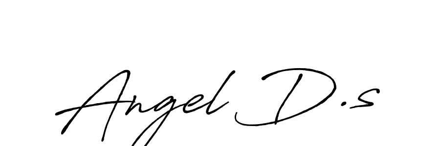 Make a beautiful signature design for name Angel D.s. Use this online signature maker to create a handwritten signature for free. Angel D.s signature style 7 images and pictures png