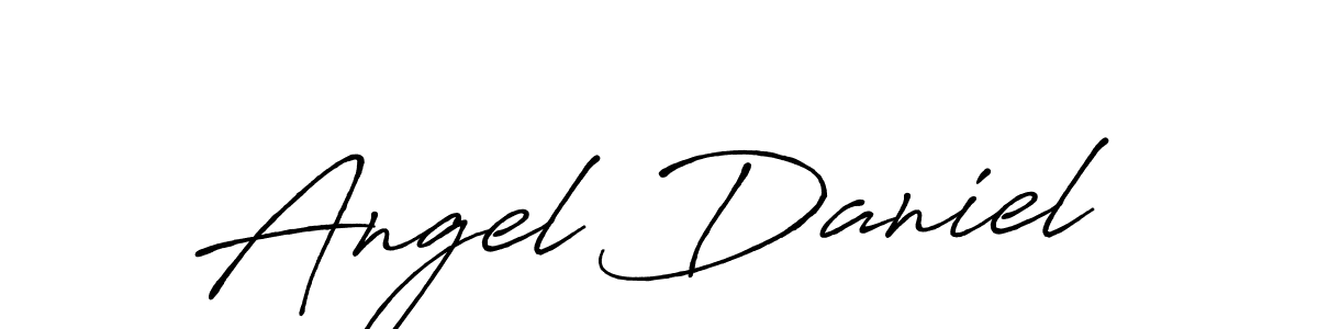 How to make Angel Daniel signature? Antro_Vectra_Bolder is a professional autograph style. Create handwritten signature for Angel Daniel name. Angel Daniel signature style 7 images and pictures png