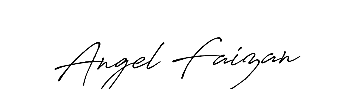 How to make Angel Faizan signature? Antro_Vectra_Bolder is a professional autograph style. Create handwritten signature for Angel Faizan name. Angel Faizan signature style 7 images and pictures png