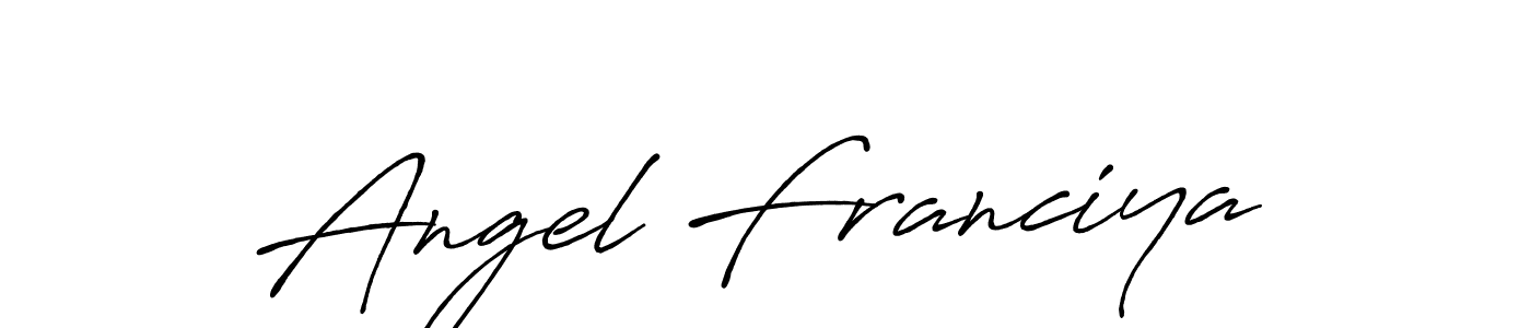 Angel Franciya stylish signature style. Best Handwritten Sign (Antro_Vectra_Bolder) for my name. Handwritten Signature Collection Ideas for my name Angel Franciya. Angel Franciya signature style 7 images and pictures png