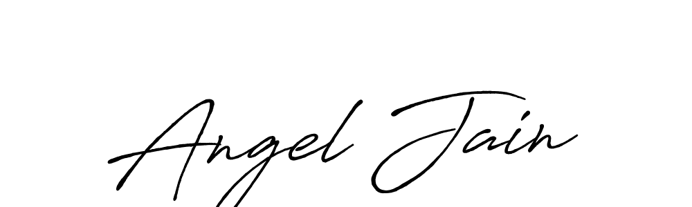 This is the best signature style for the Angel Jain name. Also you like these signature font (Antro_Vectra_Bolder). Mix name signature. Angel Jain signature style 7 images and pictures png