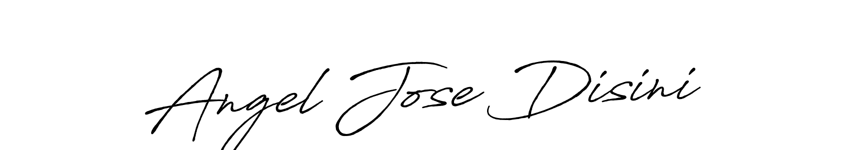 Design your own signature with our free online signature maker. With this signature software, you can create a handwritten (Antro_Vectra_Bolder) signature for name Angel Jose Disini. Angel Jose Disini signature style 7 images and pictures png