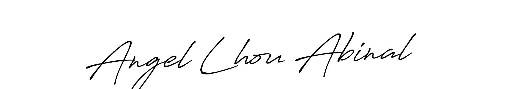 Here are the top 10 professional signature styles for the name Angel Lhou Abinal. These are the best autograph styles you can use for your name. Angel Lhou Abinal signature style 7 images and pictures png