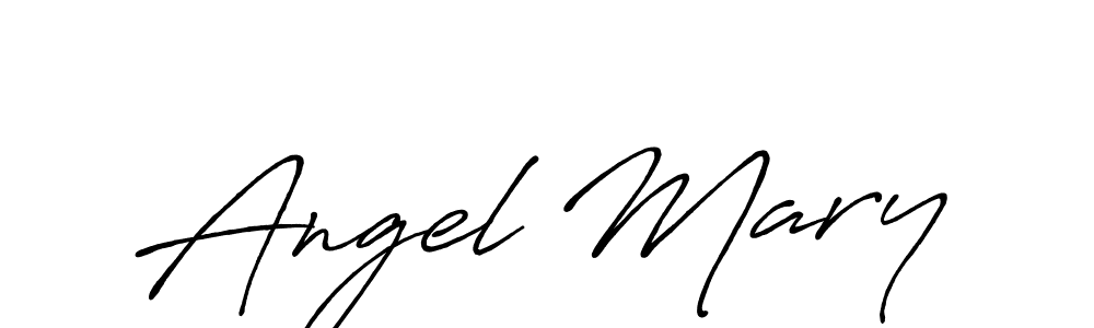 Make a beautiful signature design for name Angel Mary. With this signature (Antro_Vectra_Bolder) style, you can create a handwritten signature for free. Angel Mary signature style 7 images and pictures png