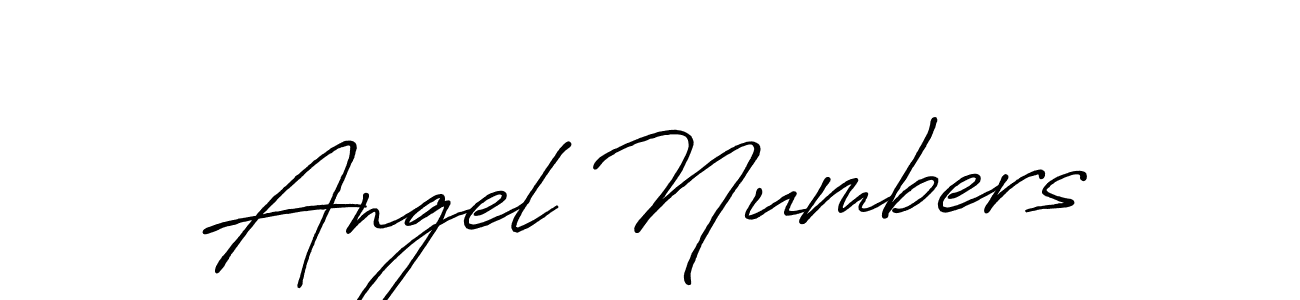 Make a beautiful signature design for name Angel Numbers. With this signature (Antro_Vectra_Bolder) style, you can create a handwritten signature for free. Angel Numbers signature style 7 images and pictures png