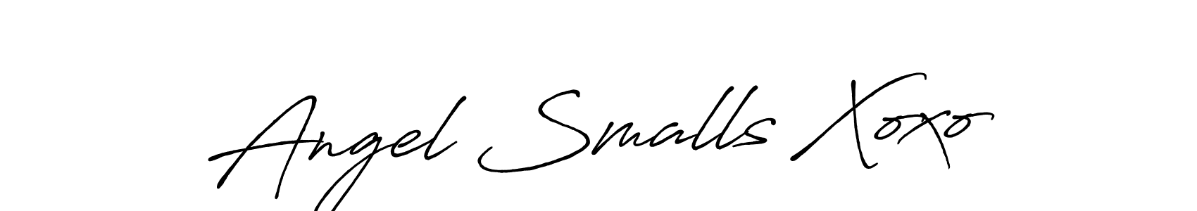 You should practise on your own different ways (Antro_Vectra_Bolder) to write your name (Angel Smalls Xoxo) in signature. don't let someone else do it for you. Angel Smalls Xoxo signature style 7 images and pictures png