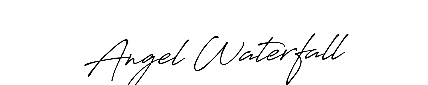 How to make Angel Waterfall name signature. Use Antro_Vectra_Bolder style for creating short signs online. This is the latest handwritten sign. Angel Waterfall signature style 7 images and pictures png